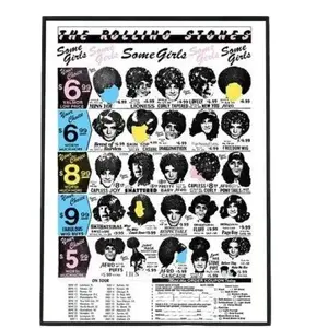 The Rolling Stones Some Girls 45th Anniversary Main Edition Poster, NoFramed