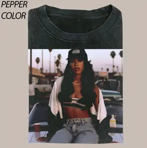 90s West Coast Aaliyah T-Shirt, Music Band T-Shirts, 90s Retro Shirt, Country Music Tees, Vintage Graphic Tee, Unisex Shirt Womenswear Menswear Top Streetwear Oufits, Gift For Men