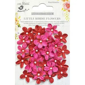 Little Birdie - Pearl Petite Paper Flowers - Candy Mix