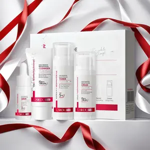 Niacinamide Brightening Skincare Set for Face Moisturizing and Hydrating Even Skin Tone Improves Dark Spots Skincare Gift Box