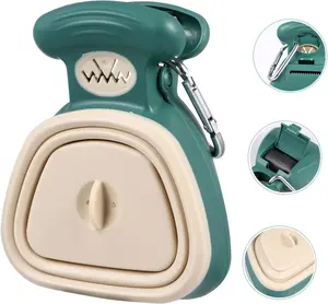 Dog Pooper Scooper, Pooper Scooper for Small and Large Dogs, Dog Poop Scooper for Yard, Pooper Scooper with Bag Attachment and Leash Clip, Ideal for Walks, Travel and Camping