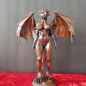 Dragon Woman detailed resin statue