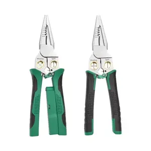 8-in-1 multifunctional needle-nose wire stripper pliers, specialized tool for electricians, cable cutter, wire cutter, multi-purpose