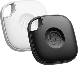 Life360 Tile - Bluetooth Tracker, Keys Finder and Item Locator for Keys, Bags and More. Phone Finder. Both iOS and Android Compatible. 2-Pack (Black/White)