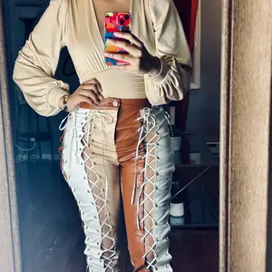 Lace up pants Bottoms Jeans