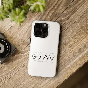 ChrIstIan Phone Case, God is Greater than the Highs and Lows - Phone Cover Hard Case Tough 2-piece Phone Case