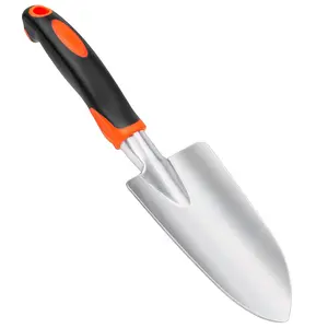 Stainless Steel Hand Shovel, Rust-resistant Stainless Steel Hand Shovel with Ergonomic Non-slip Grip, Compact Digging Tool for Planting, Weeding & Soil Work