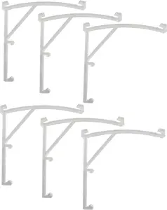 6PCS Plastic Vertical Blind Curtain Clip Bracket Valance Clips for Blinds AXLIZER