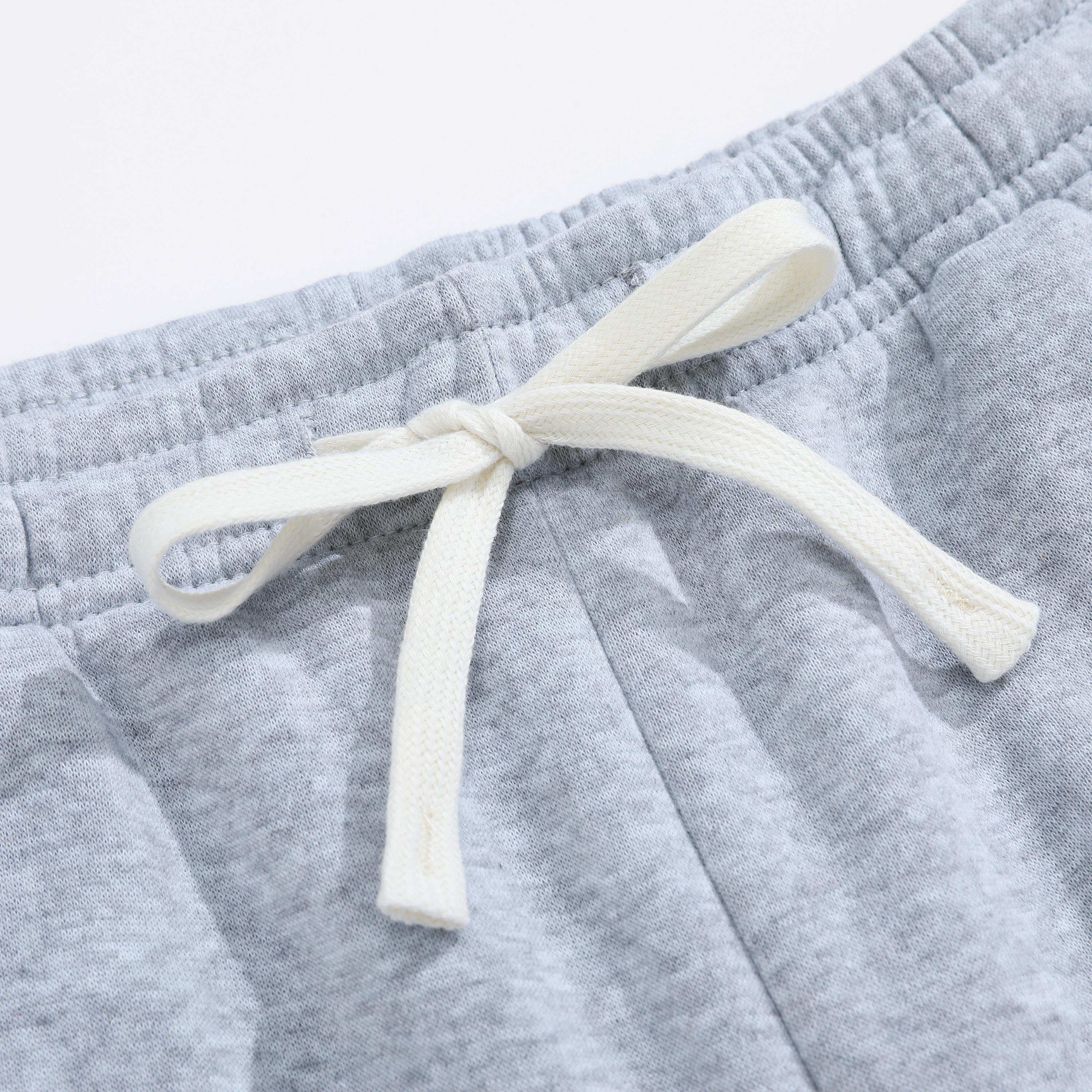 2Pack  Unisex solid color drawstring jogging pants, simple and comfortable, available in 2 and 1 packs