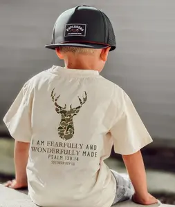 Camo Deer I Am Fearfully & Wonderfully shirt, toddler boy clothing, Youth stuff for boys, toddler girl clothes