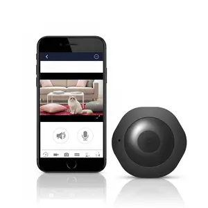 Mini Security Camera Wireless WiFi, 480P HD Magnetic Indoor Pet Camera with App, Two-Way Audio & Night Vision, Nanny Cam with Motion Detection