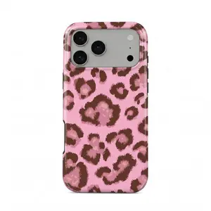 Bold Pink Cheetah Print Phone Case, Bold Pink Cheetah Animal Print Phone Cover, Trendy Barbiecore Leopard Aesthetic Cover For Iphone 17 Promax, 17 Pro, 16 Promax