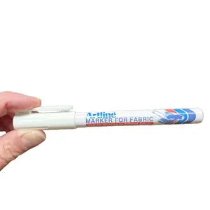 White Fabric Marker, Permanent White Clothing Marker, Artline Japanese Brand, Quick Drying, For Decorating or Labeling Clothes or Textiles