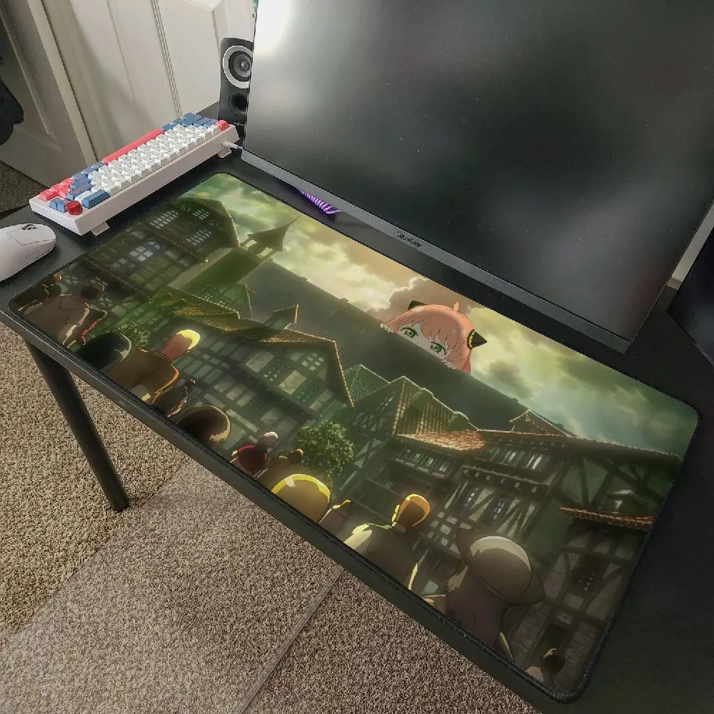 Anya AOT from SpyxFamily Anime Desk Mat Mousepad 31" x 15.5"