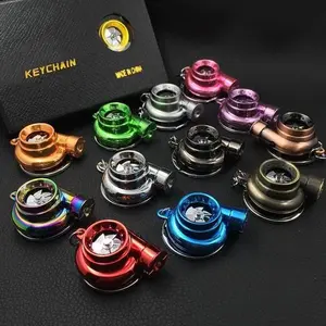 Turbo Keychain with Sound and LED Light - Compact Design for Easy Grip and Versatile Use