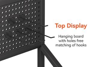 Commercial 5 Tier Freestanding Retail Display Rack for Snacks and Candy, Heavy Duty Q235 Steel Chip Stand with Sliding Baskets, 360° Rotating Silent Wheels, 4 Foot Pads & 10 Price Tags