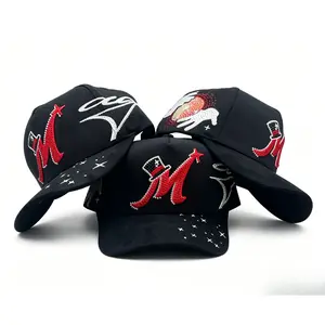 2026 Red and White Birthday Gift DANDY Fashion Hip-Hop Trendy Duckbill Cap Baseball Cap Adjustable