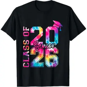 Senior Class of 2026 Graduation T-Shirt for High School and College