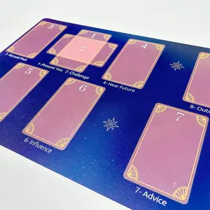 Simple Celtic Cross Tarot Spread Mat & Guidebook