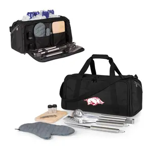 Oniva NCCA BBQ Kit Grill Set & Cooler - Black