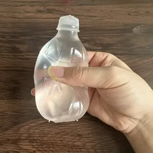 Clear Maltose Water Bottle Squishy Toy | Stress Relief Sensory Fidget Desk Toy For Anxiety ADHD | Satisfying Jelli Squeeze Ball / Clear Slime Sound ASMR / Aesthetic Cute Home Office Classroom Decoration Perfect Kids Adults Birthday Gift Idea