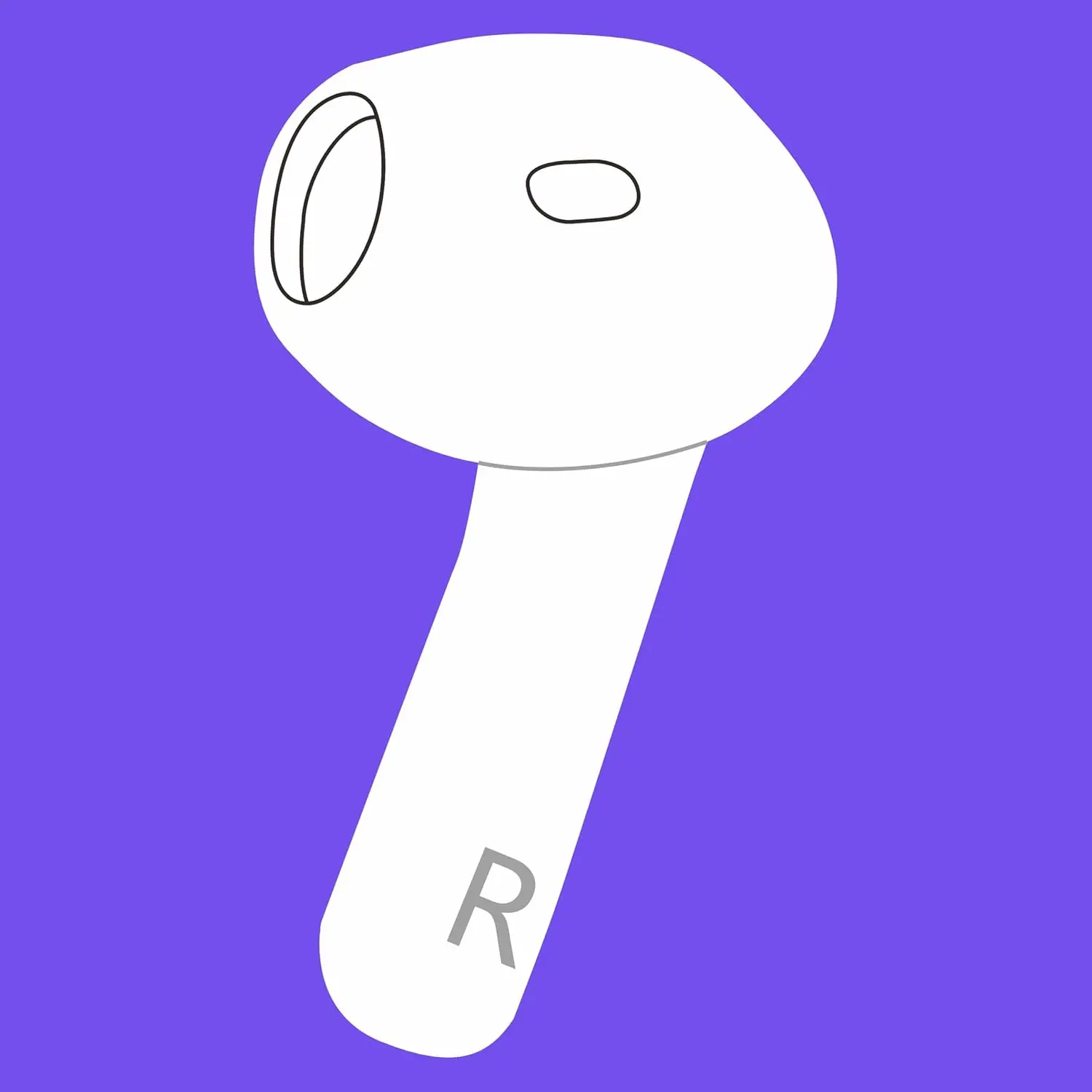 A3055 Original Right-Earbud for Pods 4 ANC Version OEM A3055/A3056/A3057 Compatible with Air 4 A3059 Charging Case Right Side Only Gaming Headset Earbuds Headphone Device Pods4Replacement Air4Compatible UsedEarbud Plug Audio Button Electronic Chargeable