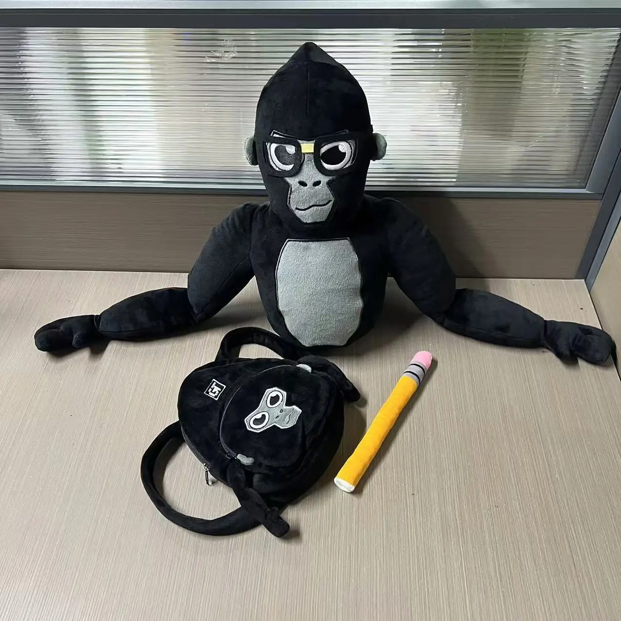 Plush Gorilla Doll Set, Perfect Party Gift, Christmas, Easter, Thanksgiving, Valentine's Day, Birthday, Student Gifts, High-Quality Plush Toys