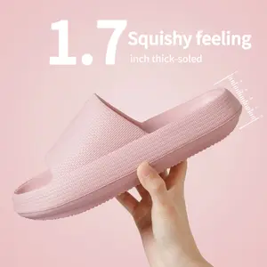 2025 classic Slides for Women Men Pillow Slippers Non-Slip Bathroom Shower Sandals Soft Thick Sole Indoor and Outdoor Slide Footwear Flipflop