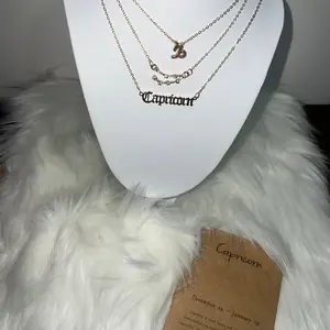 3Pcs/set 12 Zodiac Sign Necklace