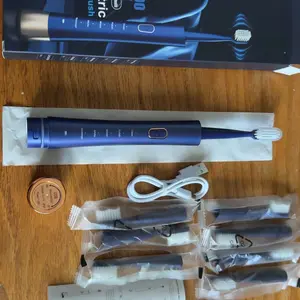 【8 Brush Heads】Electric Toothbrush, Type C Rechargeable Adults Toothbrush , 5 Mode Time Setting Intelligent Deep Cleaning 31000VPM Waterproof Travel & Home Use Electric Toothbrush Dental Cleaner Personal Care Appliances