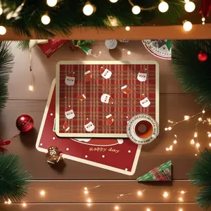 Silicone Dish Drying Mat Christmas Design Highly Absorbent Oil & Heat Resistant for Kitchen Counter Coffee Machine Drain Mat Stylish Christmas Table Mat Easy to Clean Coasters Tableware