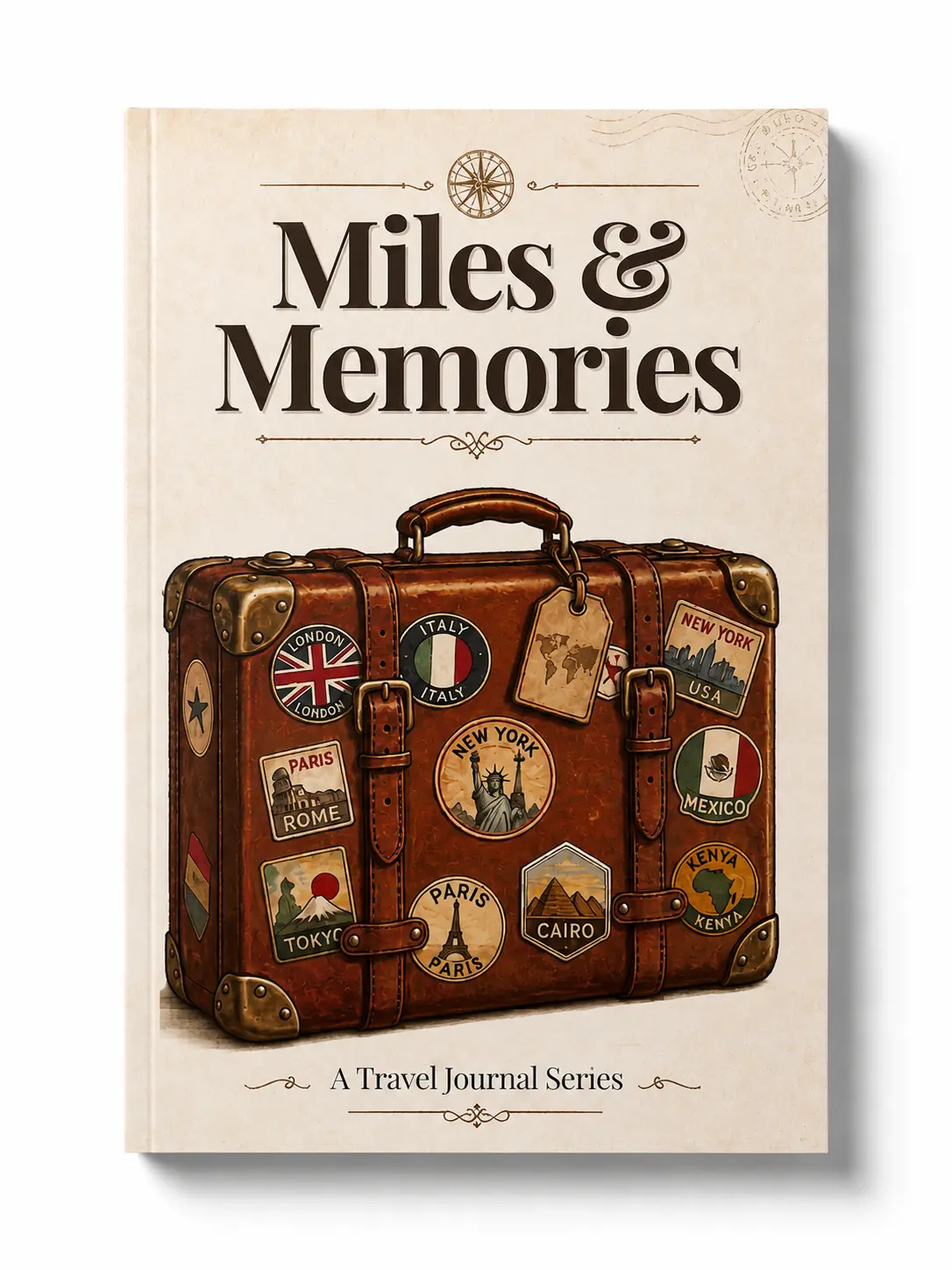 Miles & Memories, A Guided Travel Journal & Keepsake for Trips, Adventures and Vacations