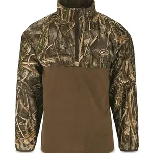 No chest pocket Quarter Zip Jacket Drake Pullover Sale Drake Waterfowl MST 1/4 Zip Refuge Eqwader Jacket