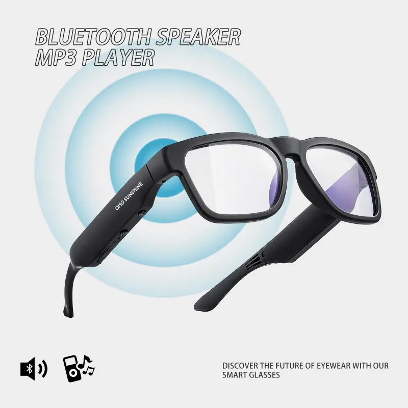 OhO Sunshine Sunblazer Smart Glasses with Bluetooth Audio & Built-in MP3 Player, Make & Receive Phone Calls & Ask Dicrection & Weather Handfree