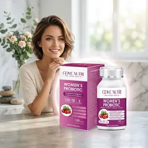 Women's Probiotics, 120 Tablets 120 Billion CFU 18 Strains, Contains Organic Prebiotic Cranberry, Probiotic Supplement for Digestion, Immunity, Women's Health, Soy Gluten Dairy Free