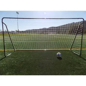 12 x 6 Ft.  Coated Galvanized Steel Soccer Goal w/Net. 12x6 Foot AYSO Regulation Size Portable  Aid.  Backyard Goal,  Weather,  Year Warranty.
