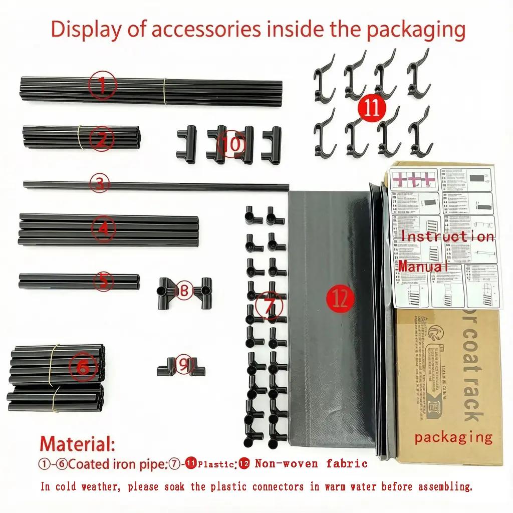 Multiple colors and sizes 5-Tier Coat And Shoe Rack Combo with 8 Hooks, Suitable for Entryways, This Shoe Rack Features a Double-Row Storage Design for Homes, Bedrooms, Offices. It Is a Freestanding Organizer That Can Hold Shoes, Clothes, Hats, And Bags