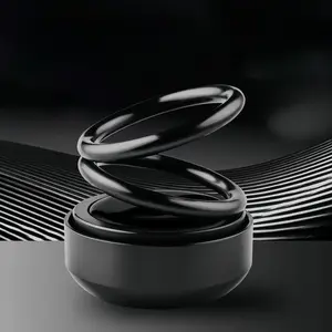 Automobile air purifier, solar-powered, 360-degree rotatable, universal automotive interior decoration accessory