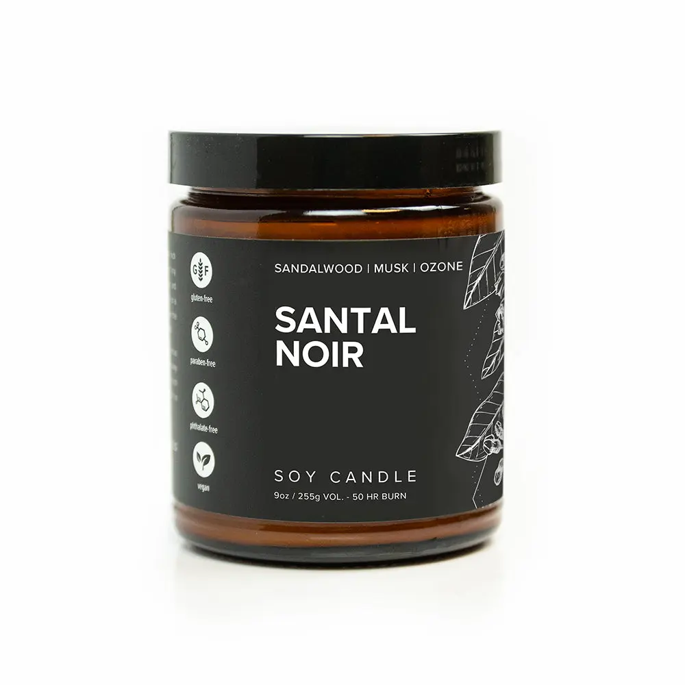 Santal Noir Soy Candle
