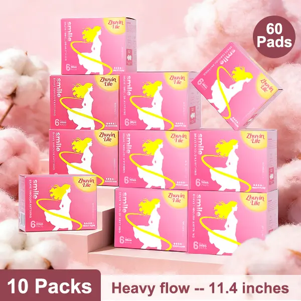 10 Packs Heavy Flow（60 Count）