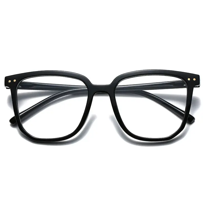 Transparent Computer Glasses Frame Women Men Anti Blue Light square