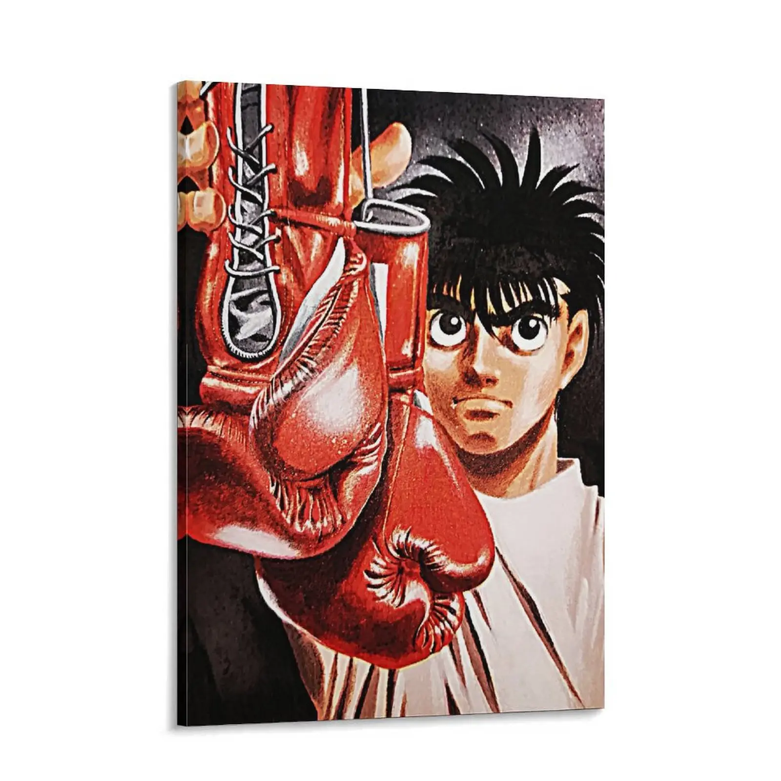 Hajime no Ippo Boxing Wall Art | Fighter Mindset Manga Poster for Gym Decor, Workout Room & Motivational Wall Art,Hajime no Ippo Champion Boxing Canvas | Victory Fighter Poster for Gym Room Decor, Sports Wall Art & Man Cave