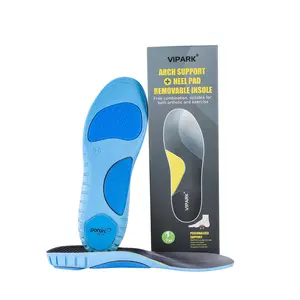 VIPARK Arch Support Insoles with Cushioning and Shock Absorption for Work Walking