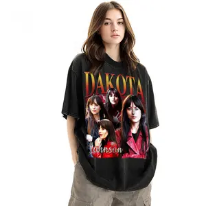 Limited Dakota Johnson Vintage Unisex Shirt Actess Homage tee 90s retro design graphic T-Shirt Ideal Gift for Him and Her