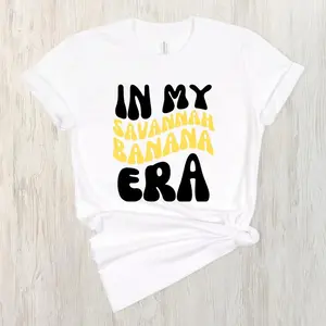 In My Savannah Banana Era Baseball T Shirt, Savannah Banana Baseball Tee