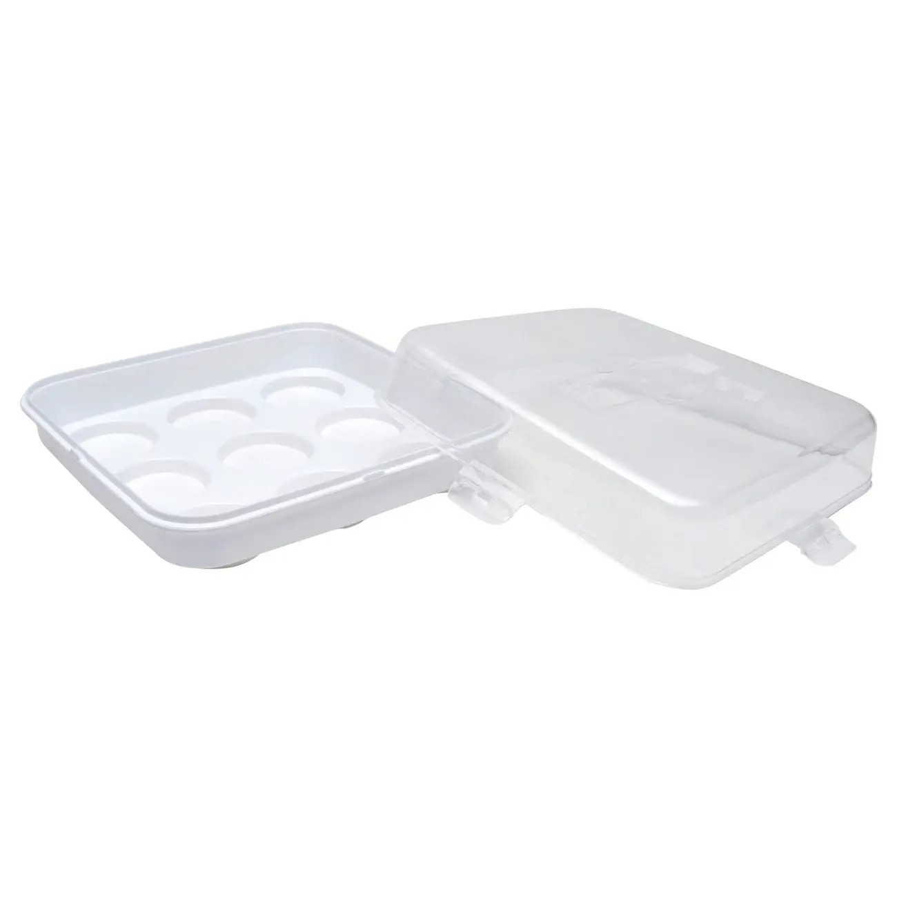 Sure Fresh Reusable Plastic Cupcake Container with Lid BPA Free