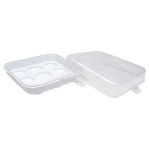 Sure Fresh Reusable Plastic Cupcake Container with Lid BPA Free