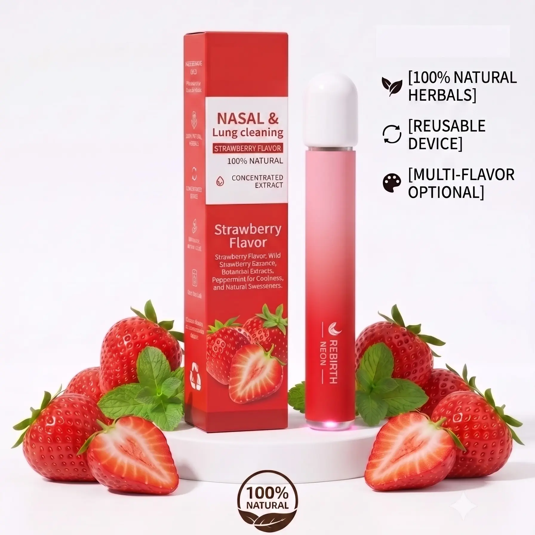 Nasal Stick: Freshens Breath, Eliminates Odors — 6 Flavors Free Your
