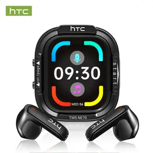 HTC NE70 Kabellose Bluetooth 6.0 Ohrhörer, wasserdichte In-Ear-Ohrhörer, geeignet für Büro, Sport, Studium und Audioanrufe, mit eingebautem Mikrofon, auch ein spezielles Gaming-Bluetooth-Headset.