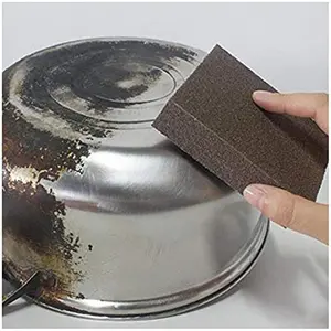 Magic Carborundum Brush Sanging Sponge for Pot Teapot Kettle Descaling Clean Large Area Flexible
